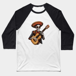 skeleton playing guitar Baseball T-Shirt